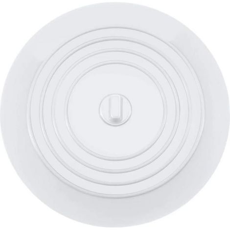 Bouchon universel - - Silicone - Blanc - Éviers et lavabos - Douche baignoire (1/5)