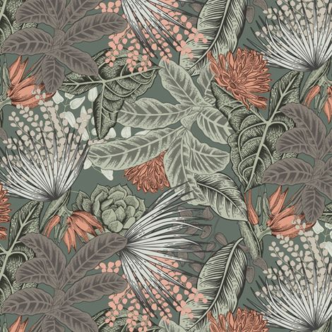 Tischdecke Polyester ø160cm Porto Rico Kaki Auf Kleiderbügel - Access Deco