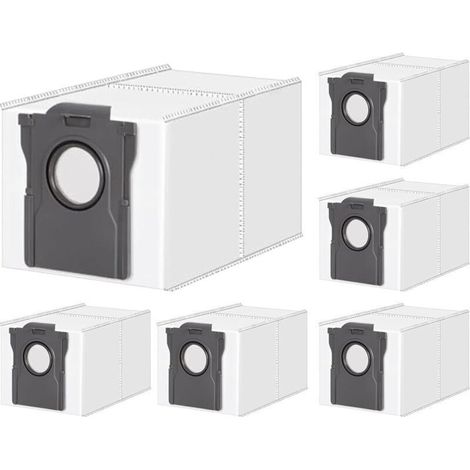Sac pour Dreame X40 Ultra, 6 Accessoires pour Aspirateur Dreame X50 L20 L40 Ultra, L50 L40s L10s Pro Ultra, L10s Ultra Gen2, S20 Ultra 3,2L Capacité pour Mova V50 Ultra, P50 Ultra, E30 Ultra
