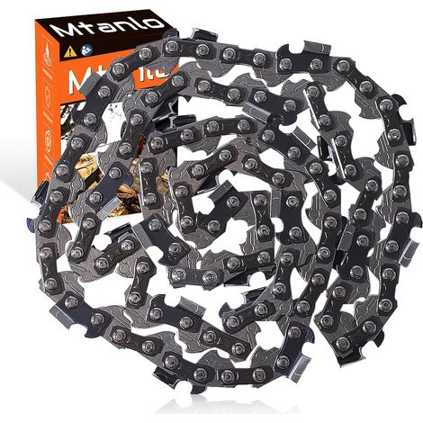 Chaîne de scie 14" 3/8LP 52DL calibre .050 compatible Husqvarna 120 Mark II 136 137 142 235 240 Poulan 3314 3416 3516 3816 Echo Craftsman Homelite Tronçonneuse 91PX M91VXL052 S52 (1/5)