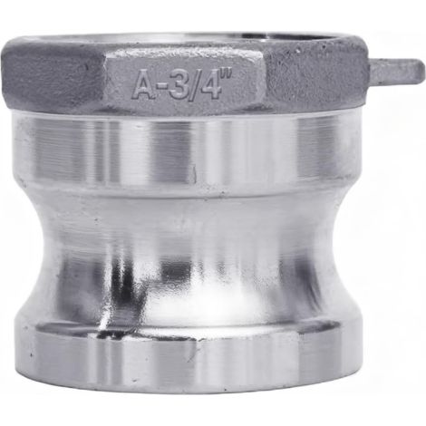 Raccords Camlock 3/4" partie A inox 304 1 adaptateur (1/5)