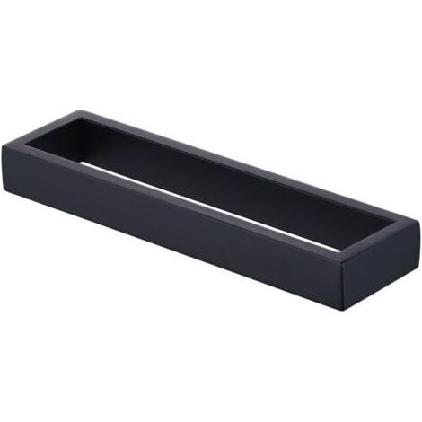 Porte-serviettes noir mat porte-serviettes anneau salle de bain porte-serviettes de bain en acier inoxydable SUS304 porte-serviettes porte-serviettes porte-torchons mural, (1/4)