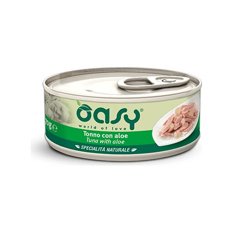 Oasy Cat Natury Soft Jelly Tonnetto con Aloe - Lattina 70 Gr -