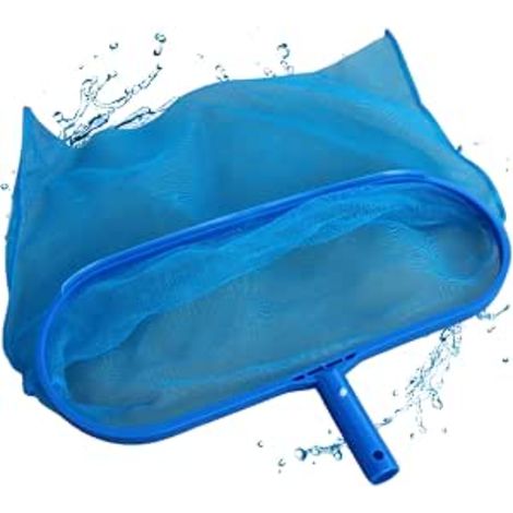 épuisette de Fond en Plastique I Filet de Piscine 35 x 18 cm I Épuisette de Fond pour Perche télescopique I Adaptée Piscine/pataugeoire & Jacuzzi I Mailles Fines & Solides (1/4)