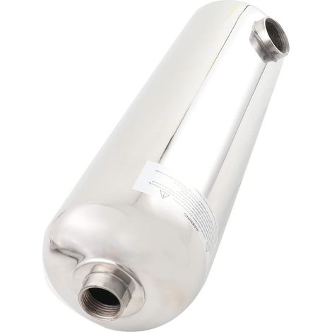 Chauffage de piscine en acier inoxydable 60 kW - Échangeur de chaleur pour piscine - 250 l/min - Débit d'eau chaude 30 l/min - Échangeur de chaleur de piscine pour système de piscine (60 kW) (1/5)