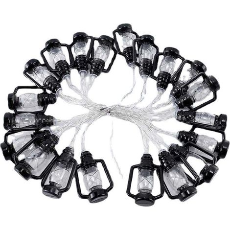 Guirlande Lumineuse - 20 LED - Forme Bouteille à Pétrole - Solaire - Pour Extérieur et Intérieur - 300 cm - 1 Pièce (1/5)