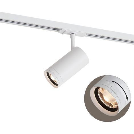 QAZQA Modern Spotlight White for Track Lighting System 1-Phase