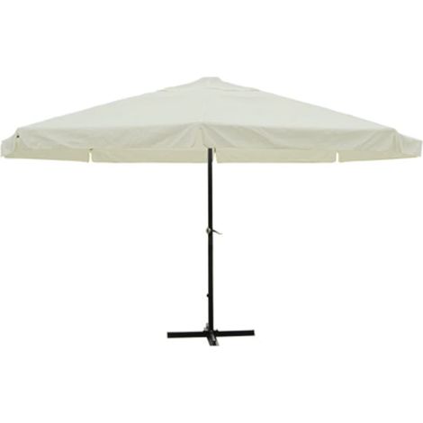 Maison Exclusive - Parasol Blanc Aluminium 500 cm