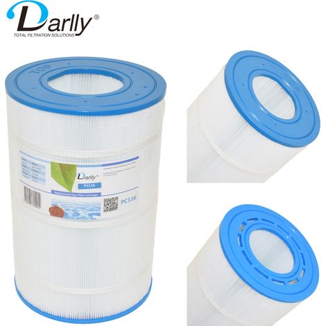 Cartouche de filtre de piscine 22,94cm – Surface de filtration 52 – Compatible Sta-Rite 50TX – PC116 – Darlly