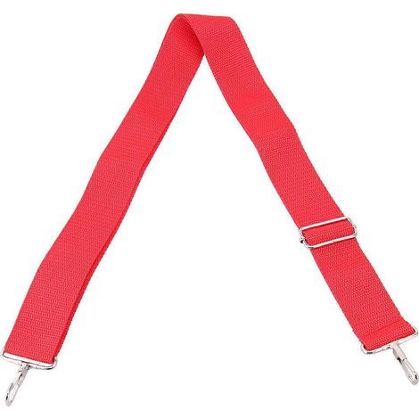 Nylon-Gurt mit Metallhaken für Bongos, Djembes, Snare Drums und Percussion-Instrumente WG02 (rot) – 144 cm – Rot (1/4)