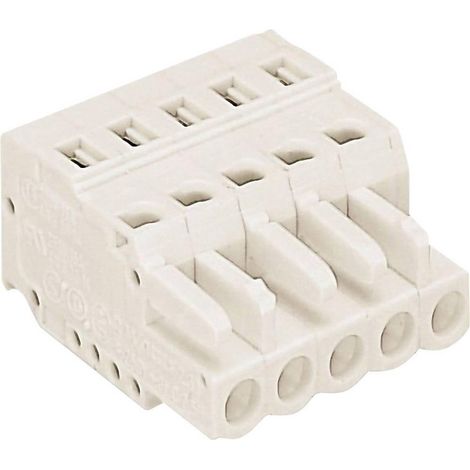 Wago 721-105/026-000 conector eléctrico gris 16A
