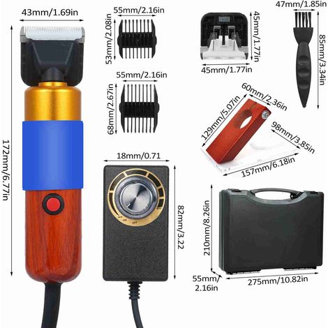 Tondeuse à tapis 200W, kit de tondeuse pour tufting avec sabots de limitation, usage domestique