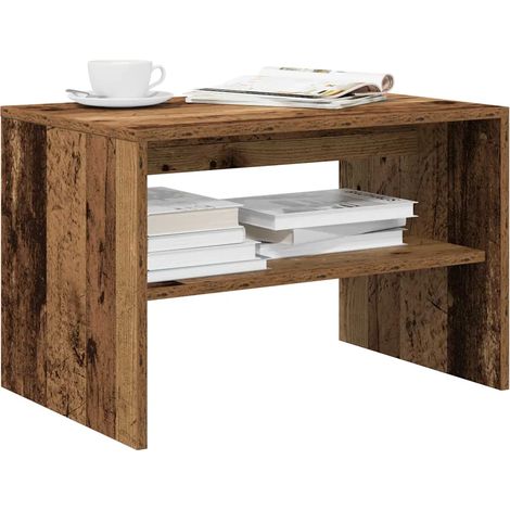 Meuble TV vieux bois 60x40x40 cm bois d'ingénierie (1/5)