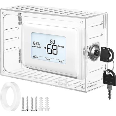 Serrure thermostatique avec clé 18,5 x 12 x 5,7 cm (1/5)