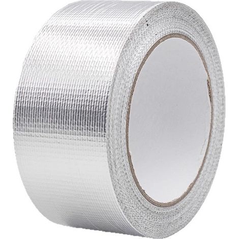 Bande Thermique Echappement, 5m x 5cm de Câble Isolant Thermique Echappement pour Tuyeau Collecteur Echappement Moto Bande Isolante Thermique, 1 Pièces, Argent (1/5)