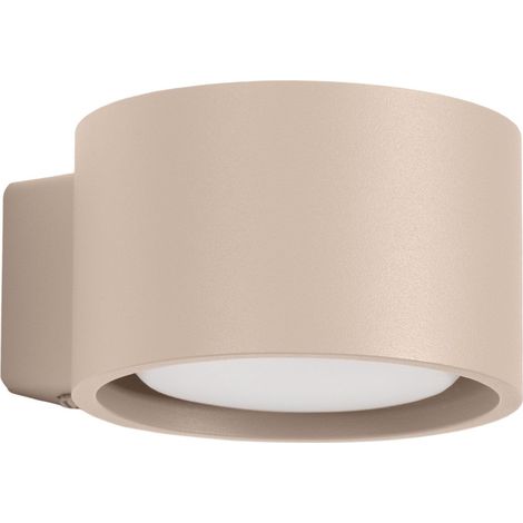 Apliques MODO taupe aluminio 1xGx53 10cm Sollux (1/2)