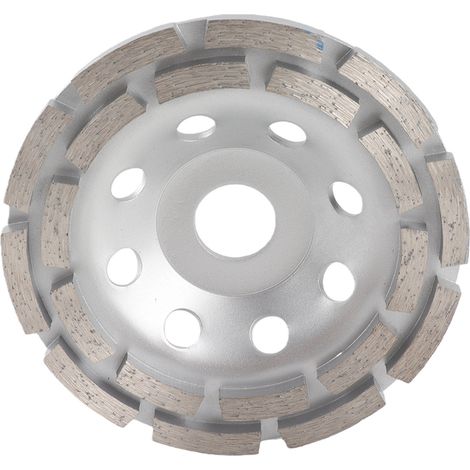 Ortviai Disque de meulage diamant double rangée 125 mm pour meuleuse angulaire – béton, brique, pierre (1/5)