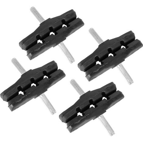 pares, Zapatas de freno, Pastillas de freno de goma para bicicleta, Funda de freno de goma para bicicleta de carretera, 70 mm, Negro (1/5)