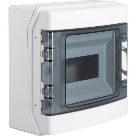 IDE – Coffret étanche IP65 1x8 modules DIN – Résistance IK08 – Entrée câbles M25/M40 – Tension max 1000V CA/1500V CC