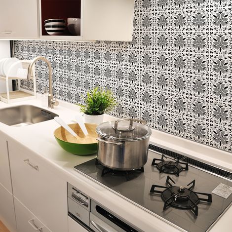 Sticker Mural Carrelage adhésif Cuisine Salle de Bain - 30 STICKERS CARRELAGES AZULEJOS VITORIONO - 30stickers10x10cm (1/5)
