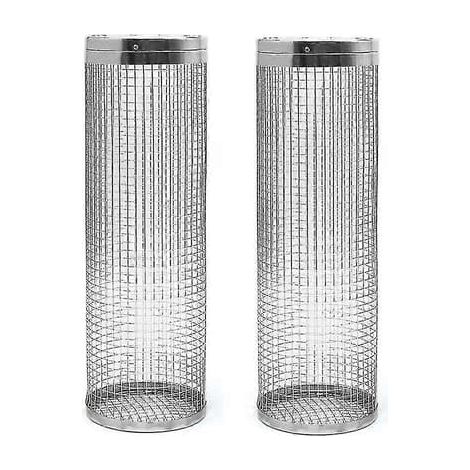 Paniers à griller à roulettes - Le meilleur panier à griller jamais conçu, filet à griller rond en acier inoxydable (1/5)