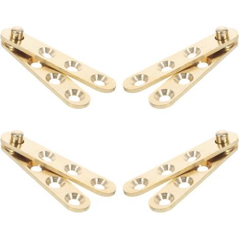 4 Pieces Installation Commercial Adaptable Concealed Copper Hinges (1/5)