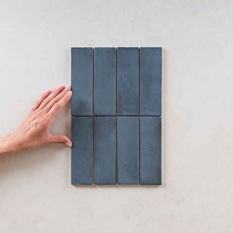 Carrelage Effet Zellige Bleu Foncé COLO Matt 5x15 blue night (0,49m²) - Les Carreaux de Jean