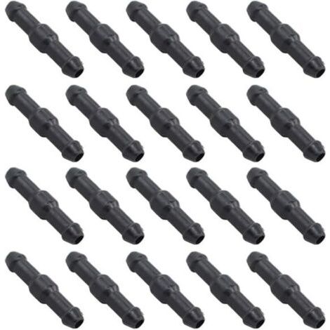 raccord tuyau lave glace,tuyau essuie glace,20 pièces, durable et résistant à la corrosion, connexion solide, convient à la plupart des tuyaux de lave-glace de voiture (1/4)