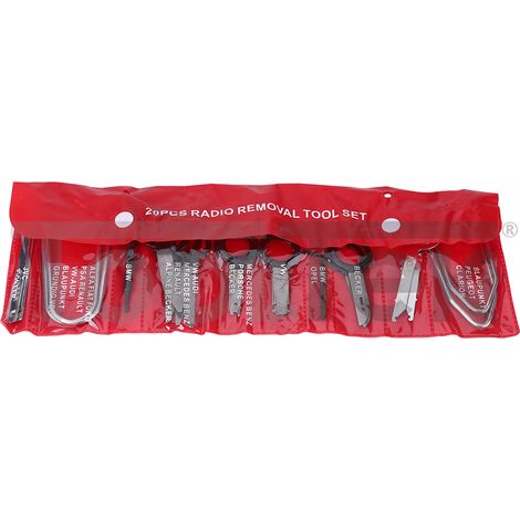 KIT 20pz PER RIMOZIONE ISTALLAZIONE MONTAGGIO STEREO AUTORADIO (1/5)