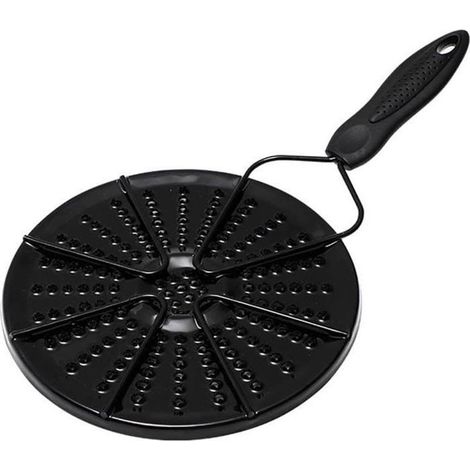 1 difusor de calor, placa esmaltada resistente al fuego para cocción a fuego lento, apto para cocinas de gas, eléctricas y vitrocerámicas, ideal para sopas y gachas.