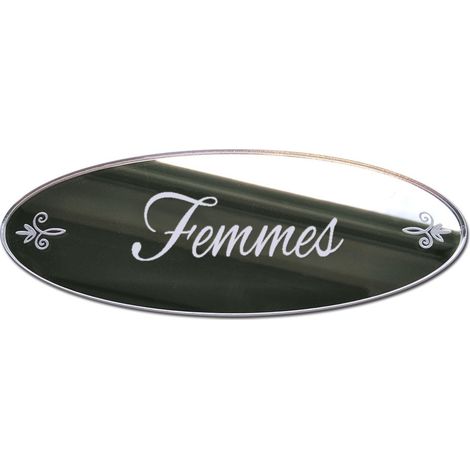 MIROIR PLAQUE DE PORTE FEMMES SHABBY (PLEXIMIROIR028) (1/5)