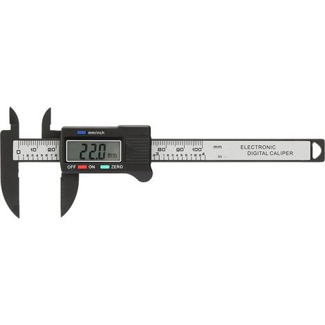 Pied à coulisse numérique, Vernier pratique 100 mm facile à transporter, pour la mesure de bijoux archéologiques, mesure de bricolage à la maison et à l'école (1/5)