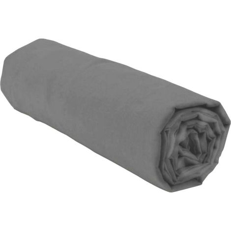 home-linge-passion Mikrofaser Spannbettlaken Anthrazit 140x190 cm