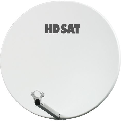 HDSAT Parabole satellite fibre composite Blanche 75cm + BRIDES INOX Anti Corrosion (1/2)