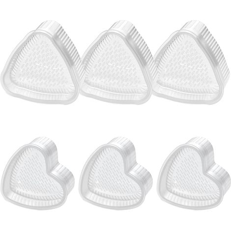 6-teiliges Onigiri-Formen-Set in Herz- und Dreiecksform (1/5)