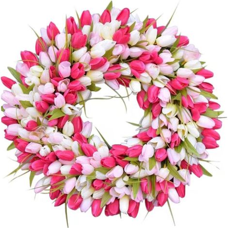 Guirnaldas de verano de flores artificiales – 35 cm, adorno colgante para ventana/fiesta (1/4)