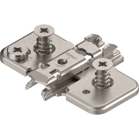 BLUM CLIP Exzenter Kreuzmontageplatte, Stahl, Systemschraube, Distanz 0 mm (1/5)