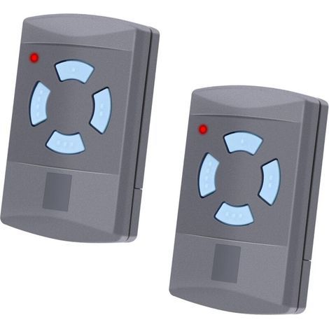 Lot de 2 pièces de rechange pour émetteur portatif Hörmann Ouvre-porte de garage 868,3 MHz 4 canaux Télécommande compatible avec Hörmann HSM4-868, HSE2-868, HS4-868 pour SupraMatic, ProMatic (1/5)