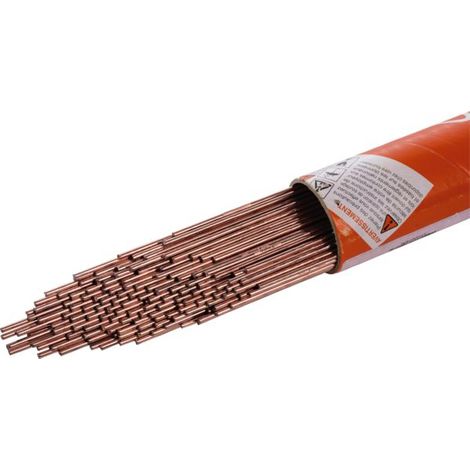 Metal de aporte llama acero TIG soplete ø 16 mm - estuche 5 kg