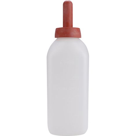 EBTOOLS Bouteille d'alimentation de Lait de Veau 2L avec Mamelon en Caoutchouc pour une Succession et un Sevrage Faciles - et Détachables pour Simple