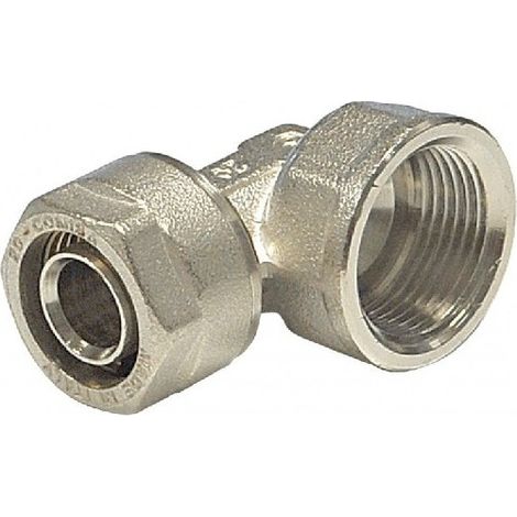 Raccordo a gomito F Diametro 1/2" x 20 (1/3)