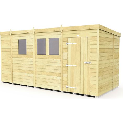 13 x 6 Pent Shed