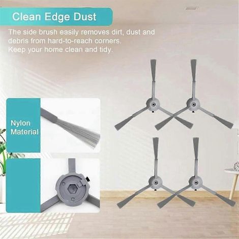 Für Eufy Clean L60 SES / L60 Hybrid SES / L50 SES Saugroboter Hauptseitenbürste HEPA-Filter D