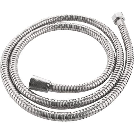 Flexible de douchette chromé avec bouchon et écrou en laiton. (1/5)