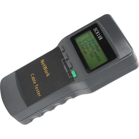 Testeur de Continuité RJ45 SC-8108 pour Câbles Réseau et Installations Télécoms Professionnelles (1/5)