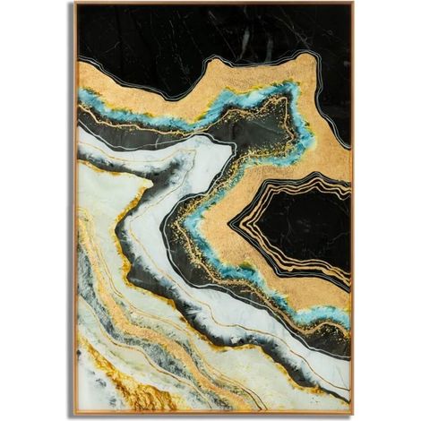 Pannello decorativo Darky in vetro con cornice per decorazioni ambienti (1/5)