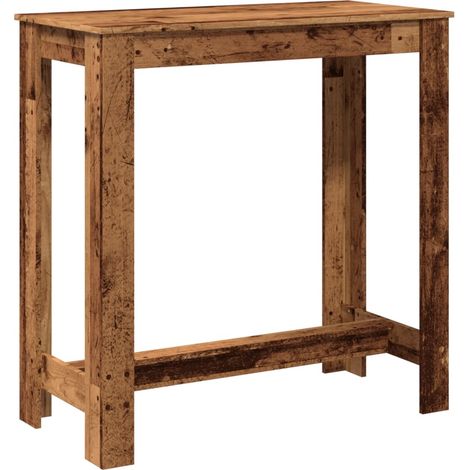 Maison Exclusive - Tavolo da Bar Legno Antico 102x50x103,5 cm in Legno Multistrato