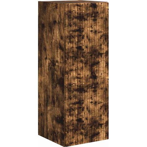 Maison Exclusive - Mobile TV da parete Rovere fumé 30 x 31 x 80 cm