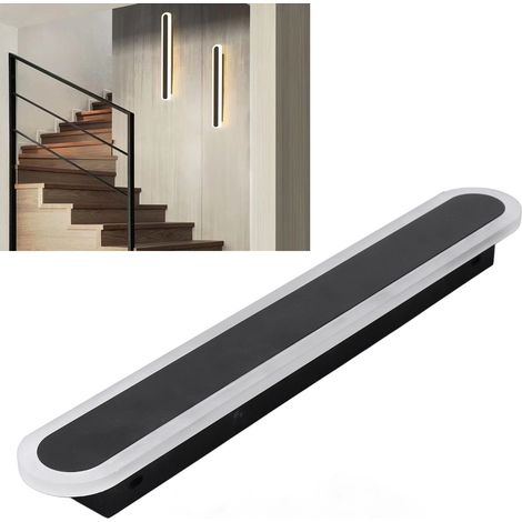 Applique murale LED décorative moderne avec protection des yeux, idéale pour le salon, la chambre ou le couloir (85-265 V, trois couleurs). (1/5)
