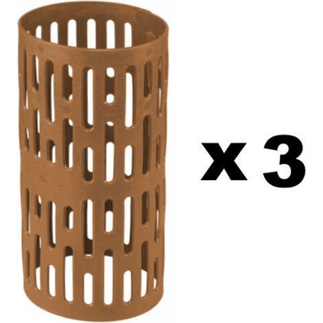 Set di 3 coperture protettive marroni per tronchi d'albero (1/5)